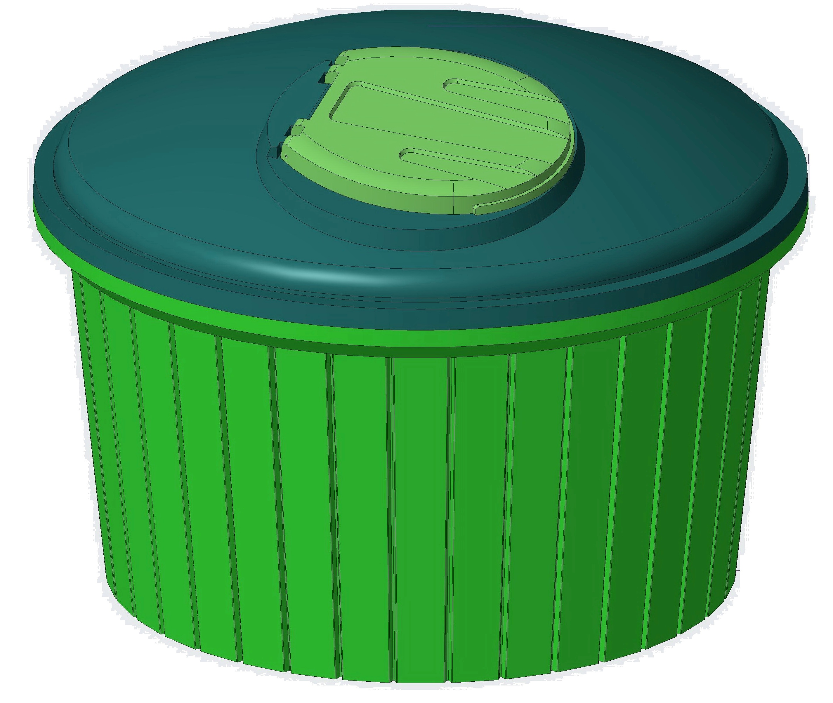 Заглубленные контейнеры для ТБО 2,8 куб. м Чистоград Заглубленные контейнеры для ТБО 2,8 куб. м Чистоград